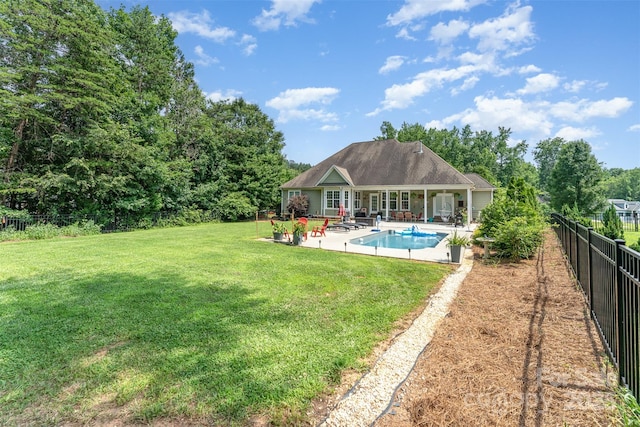 6603 Havencrest Dr, Denver, NC 28037 - rear view of property with a patio area and a fenced backyard
