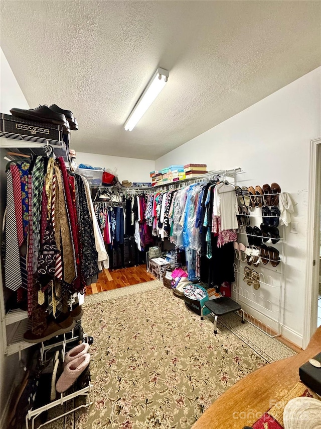 5518 Land Harbour Dr, Granite Falls, NC 28630 - spacious closet with wood finished floors