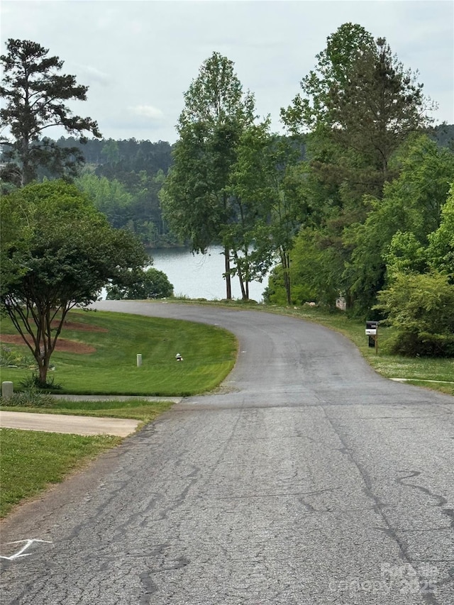 5518 Land Harbour Dr, Granite Falls, NC 28630 - view of street featuring a water view