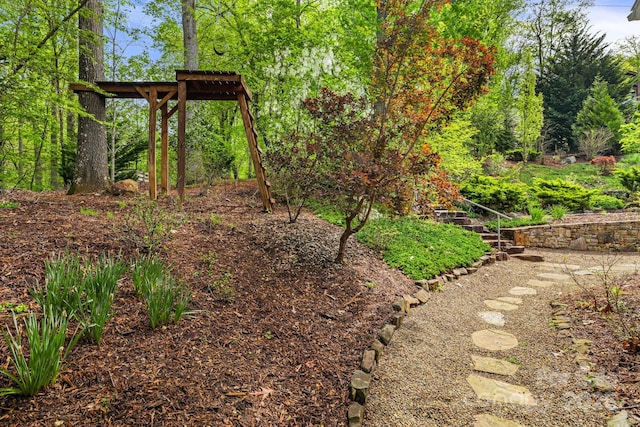 view of yard