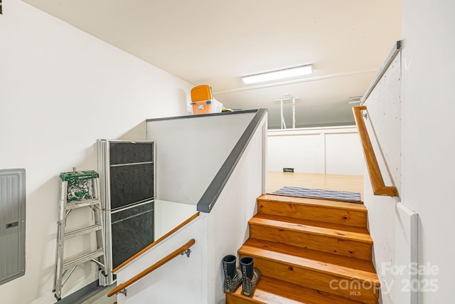 view of stairway