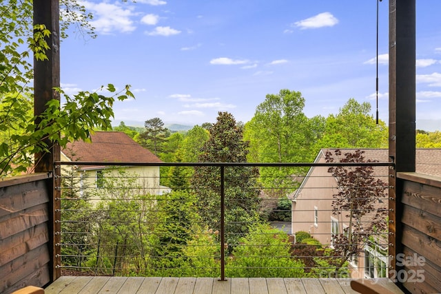 14 Larue Ct, Biltmore Lake, NC 28715 - view of wooden terrace