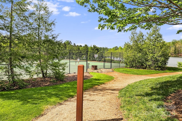 14 Larue Ct, Biltmore Lake, NC 28715 - view of property's community with a tennis court