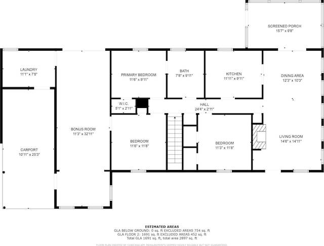 1128 Forest St, Mars Hill, NC 28754 - property floor plan
