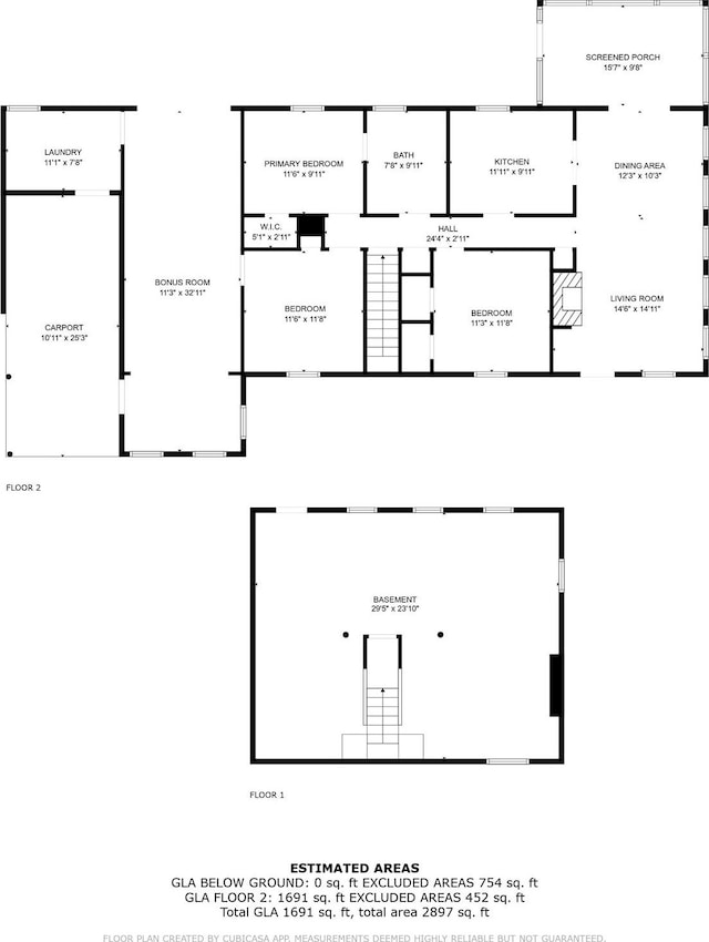 1128 Forest St, Mars Hill, NC 28754 - property floor plan