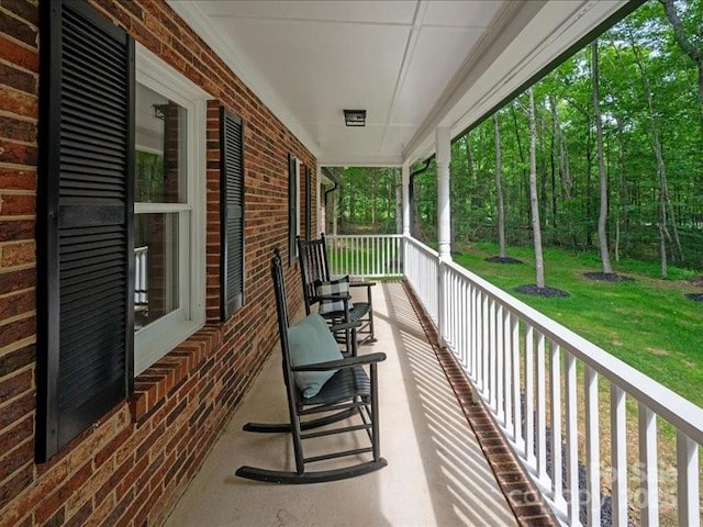300 Hugh Crocker Rd, Matthews, NC 28104 - balcony with covered porch