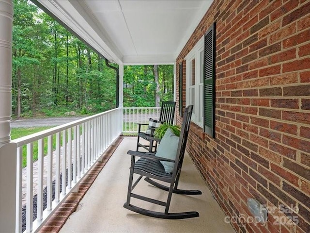 300 Hugh Crocker Rd, Matthews, NC 28104 - balcony with covered porch