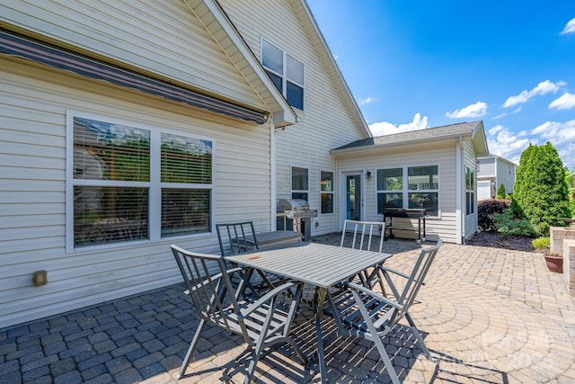 4321 Tucker Chase Dr, Midland, NC 28107 - view of patio with area for grilling and outdoor dining area