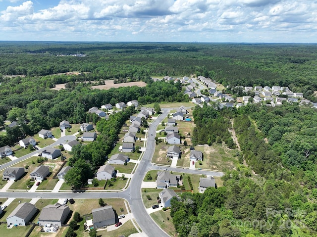 4321 Tucker Chase Dr, Midland, NC 28107 - drone / aerial view with a wooded view and a residential view