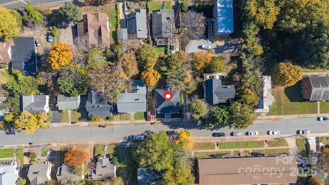 birds eye view of property featuring a residential view