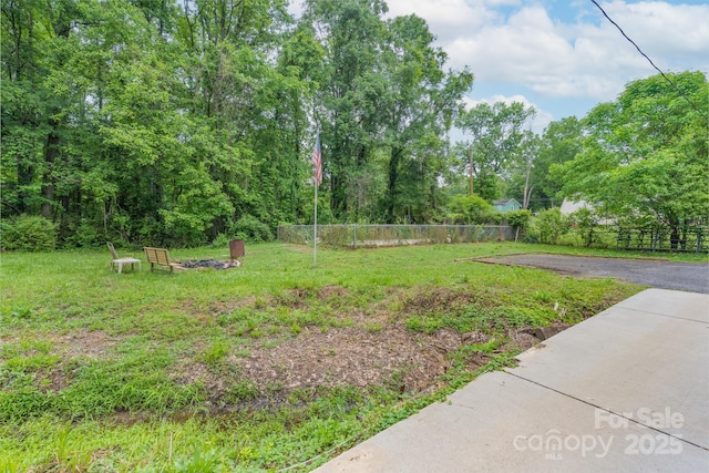 857 Hills Rd, Belmont, NC 28012 - view of yard with fence