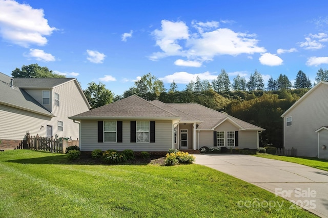 12013 Regent Ridge Ln, Charlotte, NC 28278 - view of front of property with concrete driveway and a shingled roof