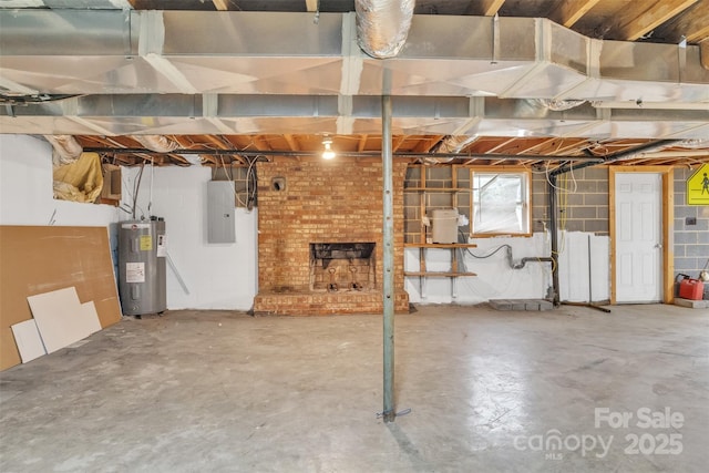 133 Jo Monni Loop, Statesville, NC 28625 - basement featuring electric water heater and electric panel