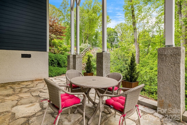 75 Balsam High Rd, Biltmore Lake, NC 28715 - view of patio featuring outdoor dining area