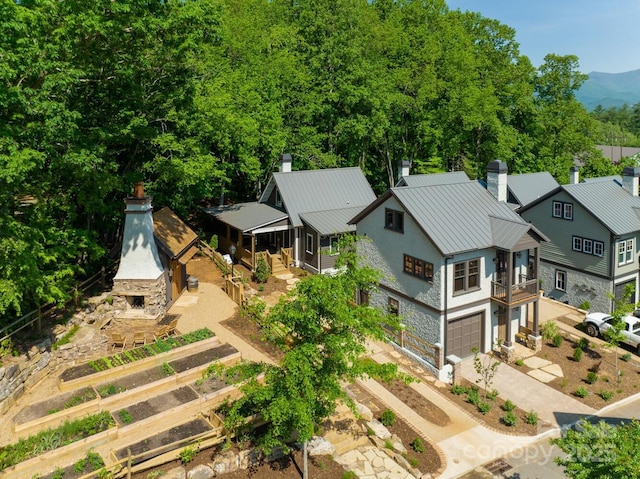 drone / aerial view