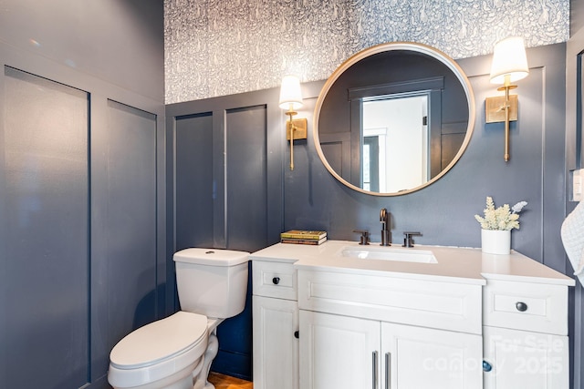 304 Magnolia Ridge Rd, Swannanoa, NC 28778 - bathroom with toilet and vanity
