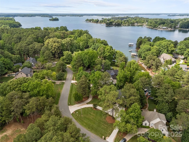 19614 Meta Rd, Cornelius, NC 28031 - aerial view of property and surrounding area featuring a large body of water