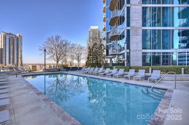 view of community pool
