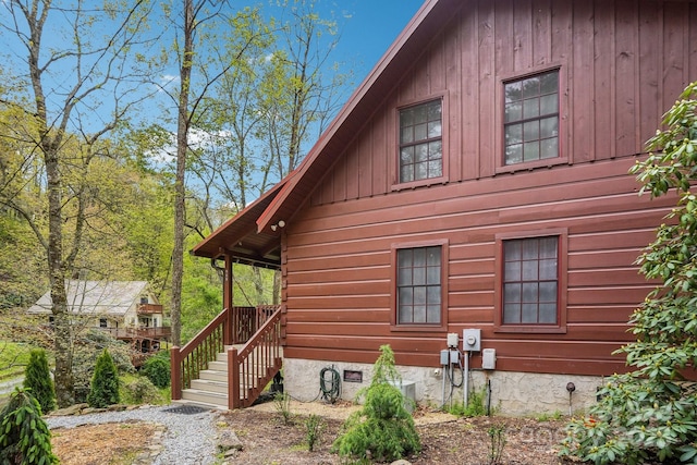 909 Niley Cook Rd, Blowing Rock, NC 28605 - view of side of property featuring crawl space