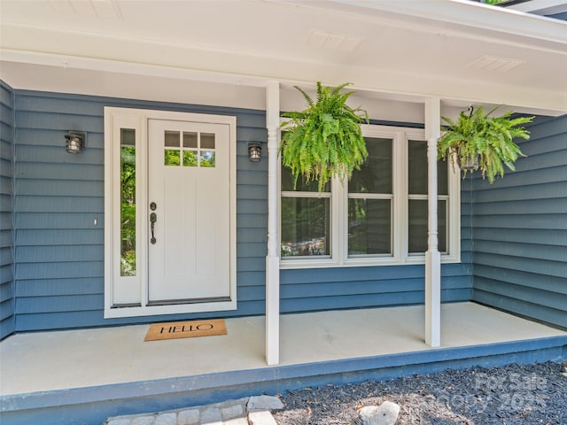 view of entrance to property