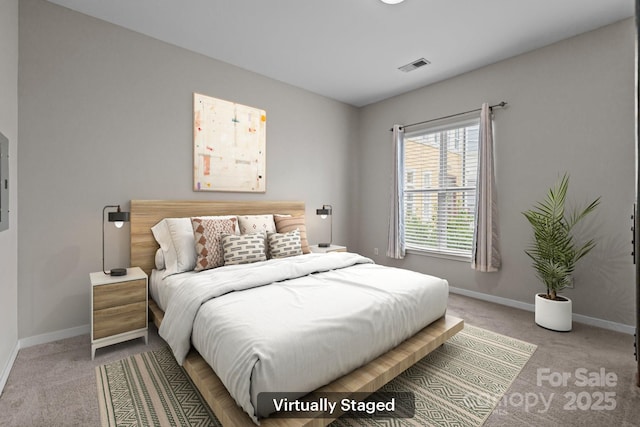 2125 Southend Dr Unit 448, Charlotte, NC 28203 - carpeted bedroom with baseboards