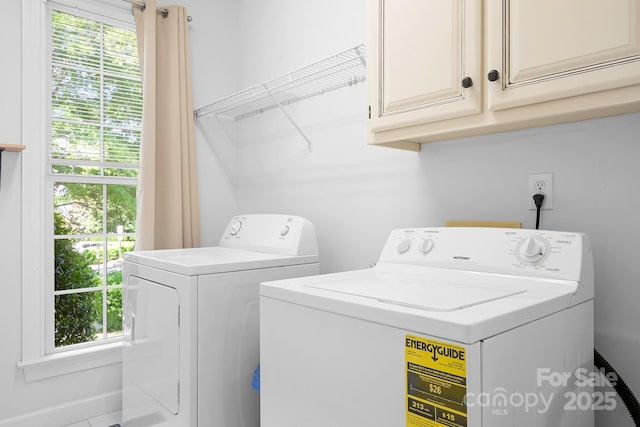 16028 Hallaton Dr, Huntersville, NC 28078 - laundry area with separate washer and dryer, plenty of natural light, and cabinet space