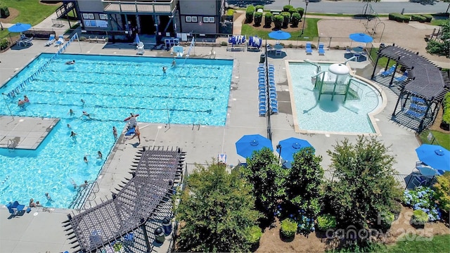 16028 Hallaton Dr, Huntersville, NC 28078 - pool featuring fence