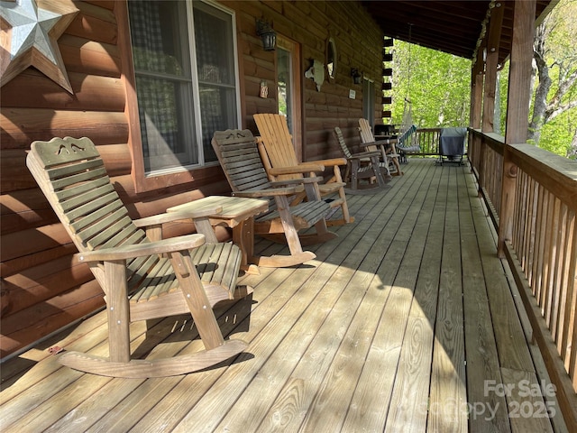 96 Trails End Ln, Maggie Valley, NC 28751 - deck with covered porch