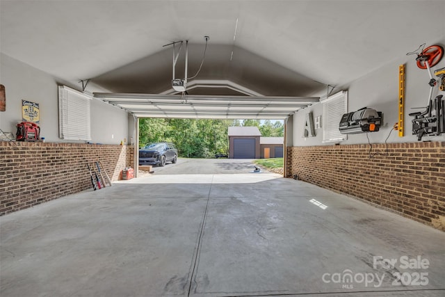 3440 17th Ave NE, Hickory, NC 28601 - garage featuring a garage door opener