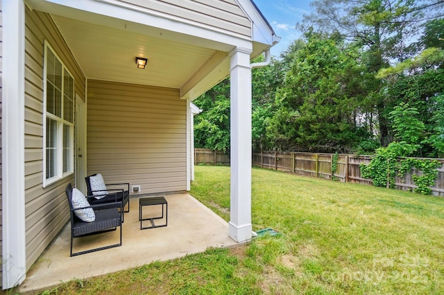 14402 Asheton Creek Dr, Charlotte, NC 28273 - view of yard with a patio
