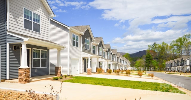 exterior space with a residential view