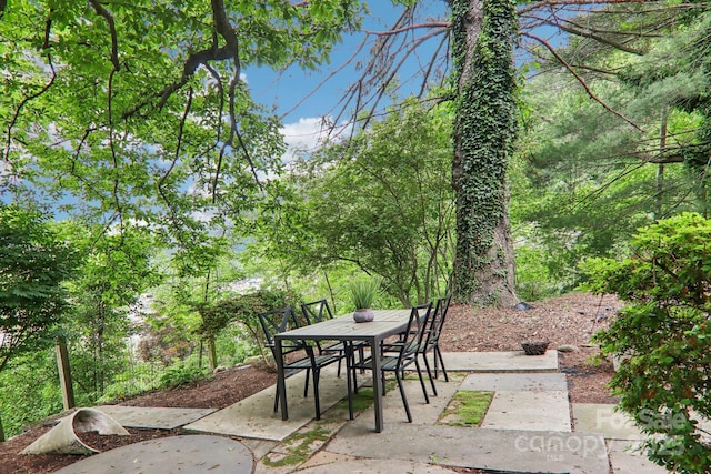 108 Patton Hill Rd, Swannanoa, NC 28778 - view of patio with outdoor dining space