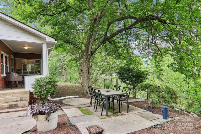 108 Patton Hill Rd, Swannanoa, NC 28778 - view of patio with outdoor dining space