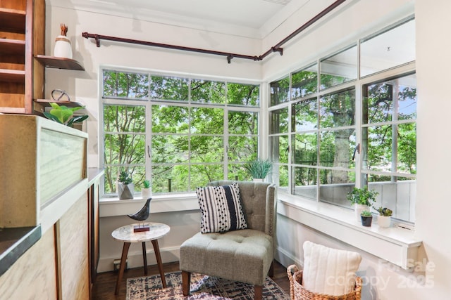 108 Patton Hill Rd, Swannanoa, NC 28778 - sunroom / solarium with wood finished floors