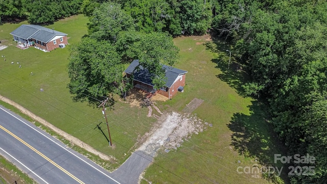 view from above of property