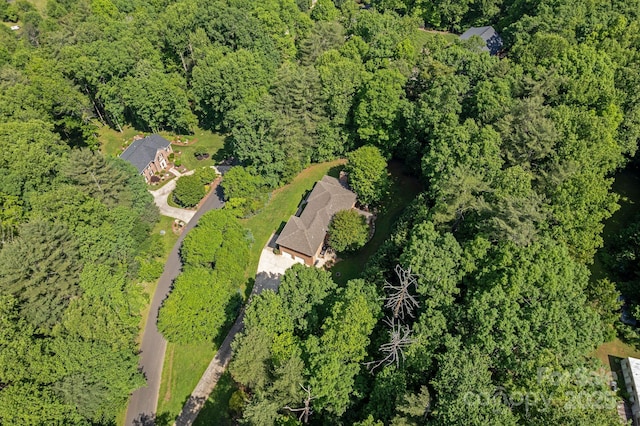 104 Belvedere Dr, Morganton, NC 28655 - aerial view of property's location with a heavily wooded area