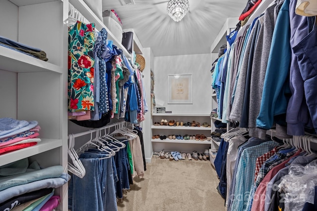 9871 Travertine Trl, Davidson, NC 28036 - spacious closet featuring carpet