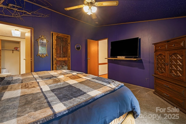 15 Robin Ln, Asheville, NC 28806 - carpeted bedroom with a ceiling fan