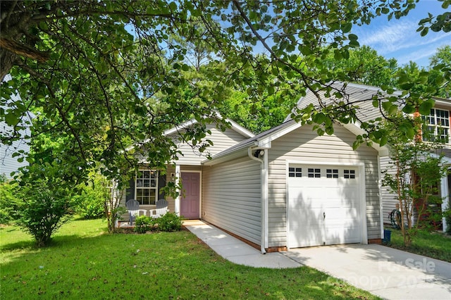 1162 Willet Dr, Rock Hill, SC 29732 - ranch-style house with a garage, a front yard, and concrete driveway