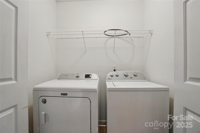 1162 Willet Dr, Rock Hill, SC 29732 - clothes washing area featuring independent washer and dryer
