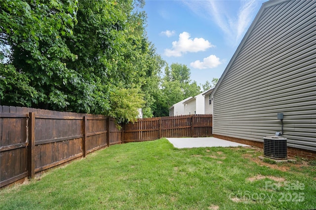 1162 Willet Dr, Rock Hill, SC 29732 - view of yard featuring central air condition unit and a patio area