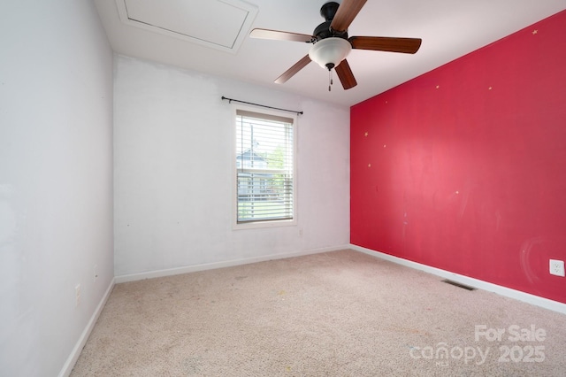 92 Le-An-Hurst Rd, Asheville, NC 28803 - carpeted empty room featuring a ceiling fan and baseboards