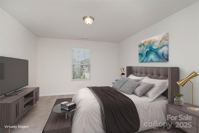 2021 Boynton St, Charlotte, NC 28269 - bedroom featuring light colored carpet and baseboards