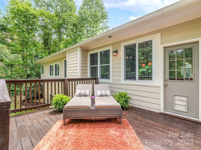33 Village Pointe Ln, Asheville, NC 28803 - view of wooden deck