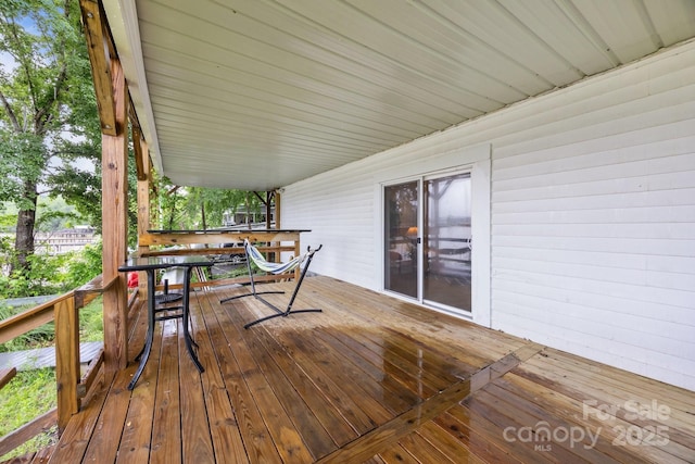 1077 Jackson Rd, Fort Lawn, SC 29714 - view of wooden deck