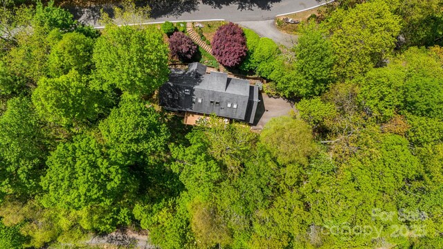 view from above of property