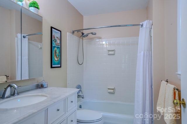 6 Chipmunk Cove Rd, Asheville, NC 28804 - full bath with toilet, vanity, and shower / bathtub combination with curtain