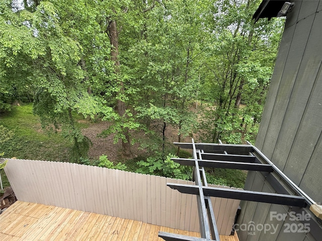 view of deck