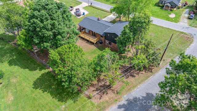 606 Hillcrest St, Hudson, NC 28638 - birds eye view of property