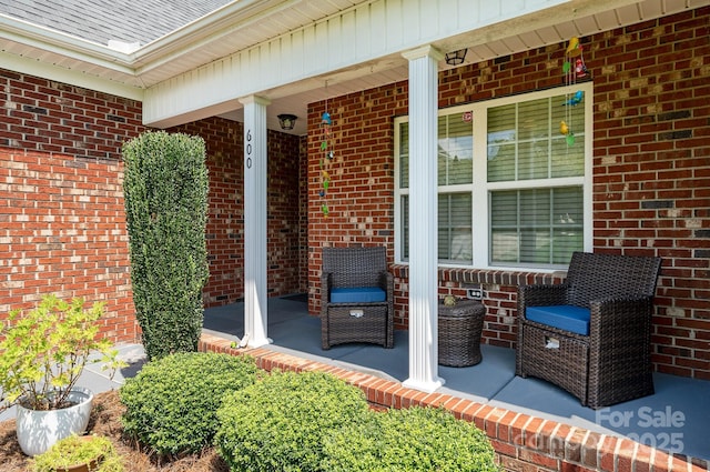 600 Old Hardin Rd, Dallas, NC 28034 - view of patio / terrace featuring a porch
